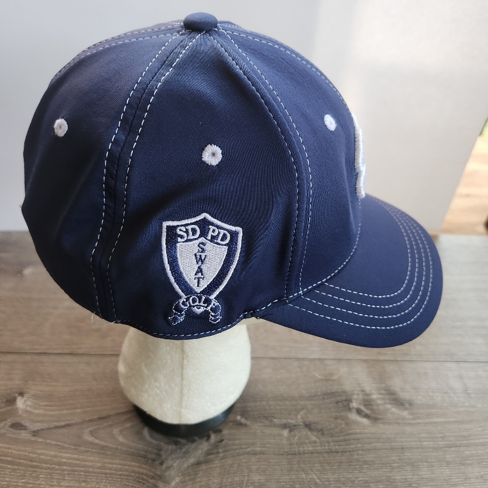 Black Clover Live Lucky San Diego PD Swat Golf Fitted Hat Size L/XL Embroidered - Picture 4 of 10